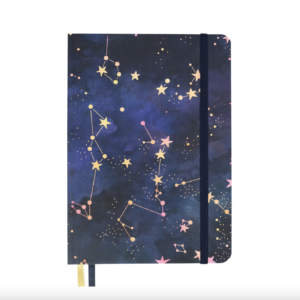 Quaderno Shimmering Stars A5 - Devangari - a pois, copertina morbida, 120 g/m2